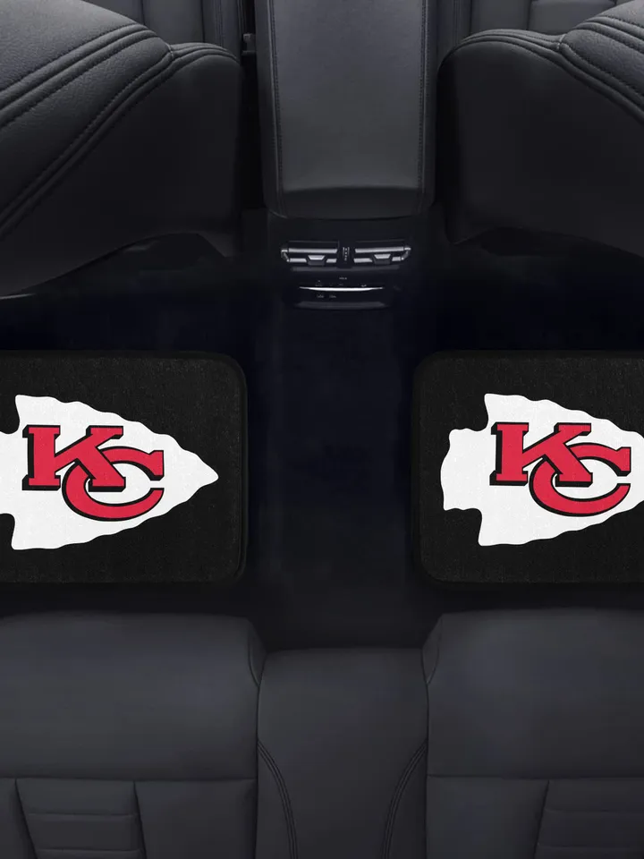 Kansas City Chiefs Back Car Floor Mats Set of 2