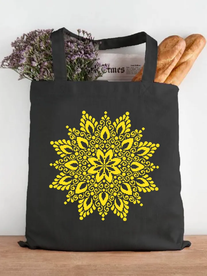 Mandala cross stitch pattern download PDF Flower mandala pattern digital PDF, Monochrome cross stitch chart Quick cross stitch sampler #M122
