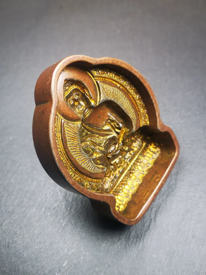 Gandhanra Tibetan Buddha Statue Tsa Tsa Mold,Amitayus,Amida,Amitabha,Copper Mould For Making Clay Buddha Statue,Tsha Tsha