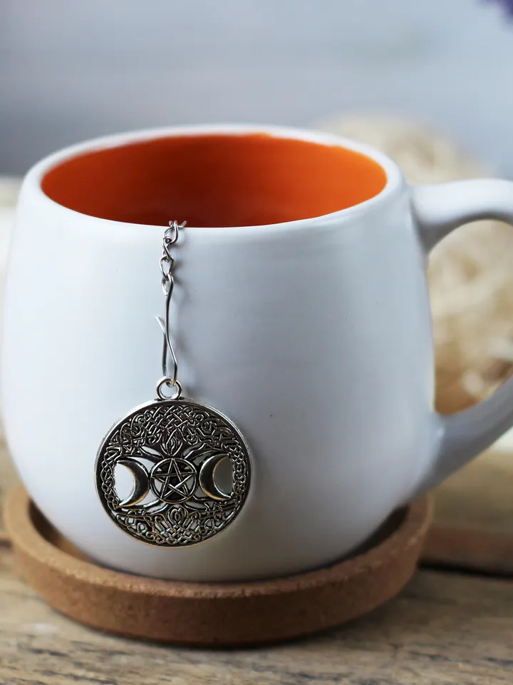 Tree of life tea infuser for loose leaf tea, Tea Maker with family tree charm, Tea Steeper Tree of life pendant