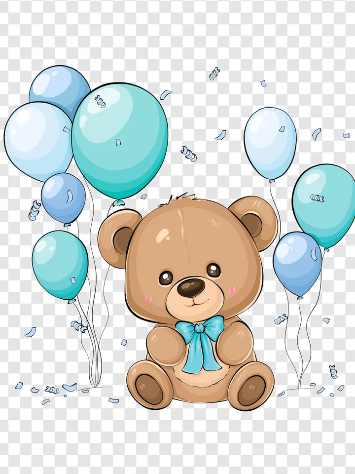 Teddy bear clipart, Baby shower png clipart, Baby shower clipart, Reveal party clipart, Birthday party decor, Baby shower thanks card