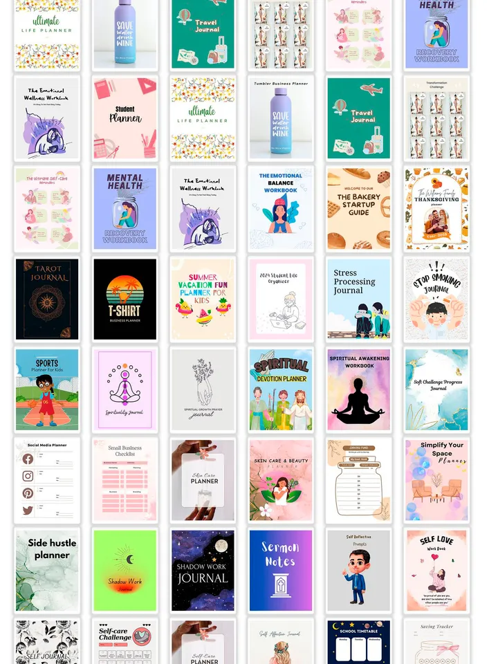 200+ Premium Canva Editable Planner Templates having 12,000+ Pages &
Unrestricted PLR Rights