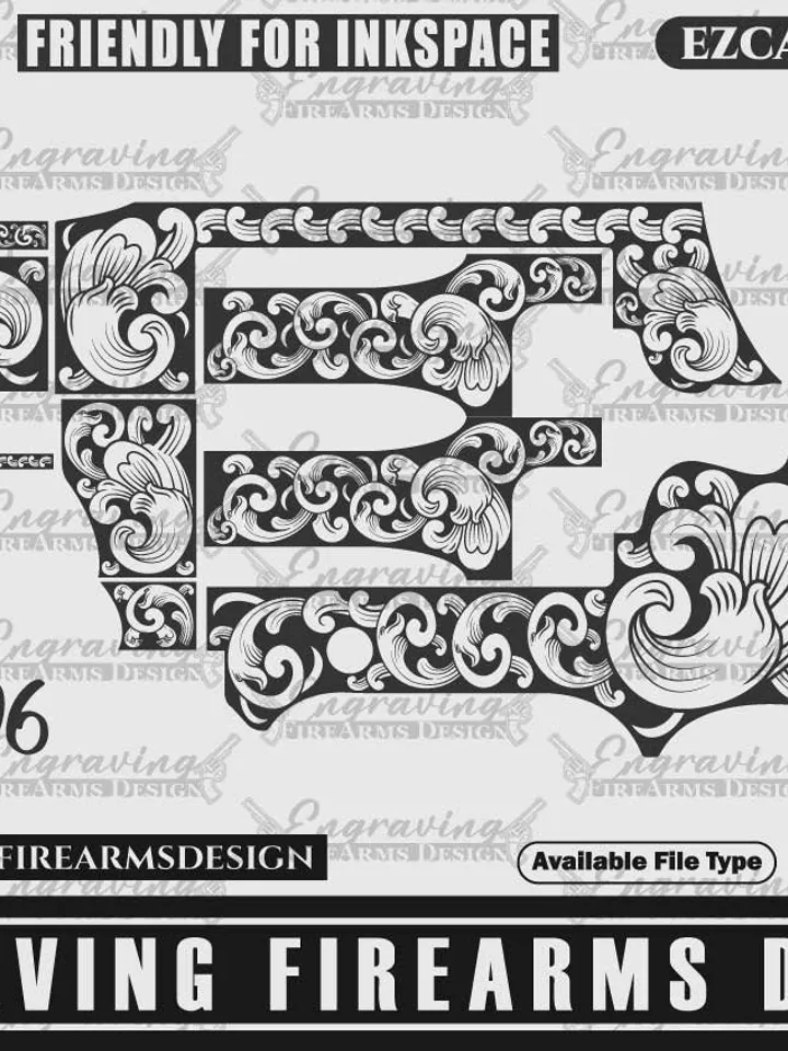 Engraving Firearms Design Rock Island Armory M206 Scroll Work