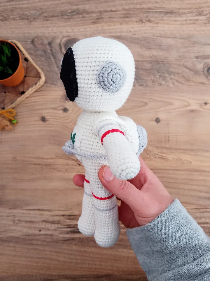 Crochet Astronaut Toy, Astronaut Baby Shower Gift, Spaceman Plush Toy, Astronaut Plushie, Space Gift For Him, Astronaut Birthday Gift