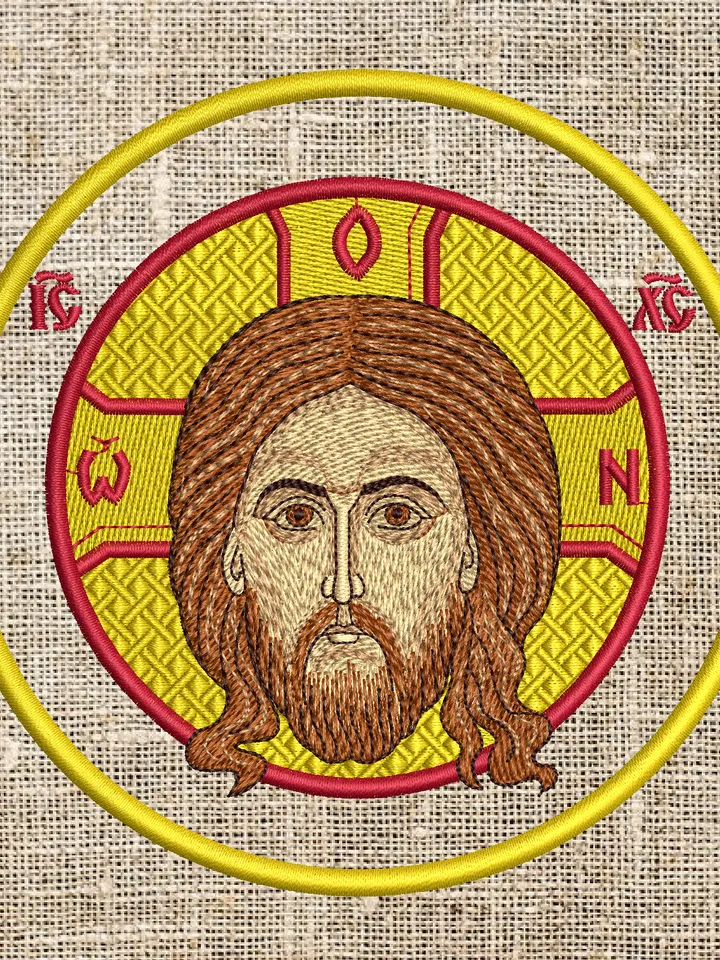 Jesus Chris embroidery design