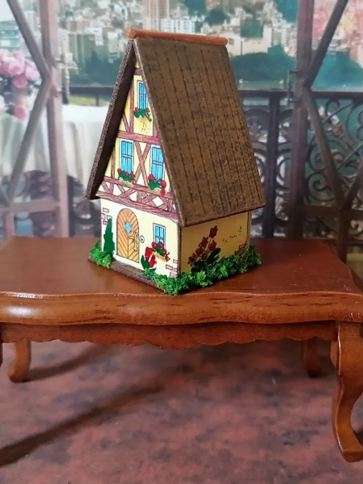 Doll lodge.Dollhouse. A toy for a doll.1:12 scale.