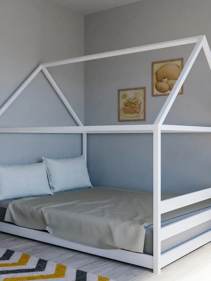 Full Bed Plan, Full Size, DIY, PDF