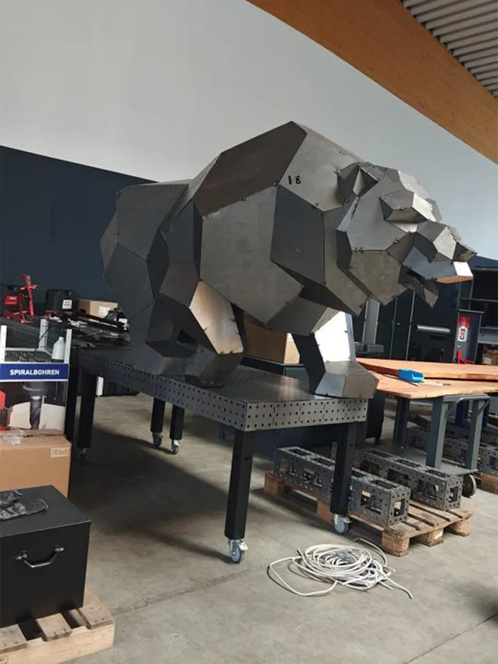 Welding Project Plans Drawings Bear (DXF, PDF)