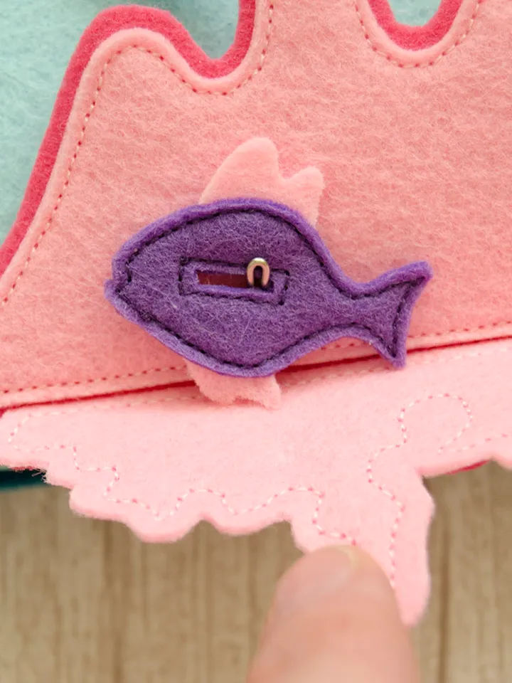 Quiet book page, Under the sea, Shark, Pattern and Tutorial, SVG files