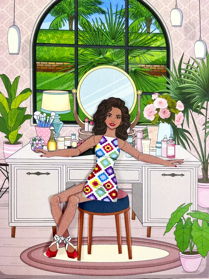 Printable Paper Doll House
