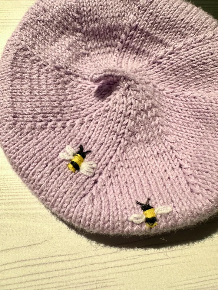 Bee Set KNIT PATTERN Summer dress & beret for Gotz and American Girl Dolls / 18-inch doll clothes pattern PDF english cute