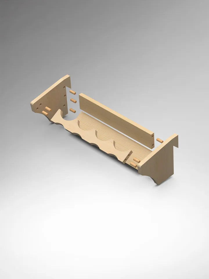Spray paint holder Plans (PDF, SVG) for Workshop – DIY French Cleat Storage System