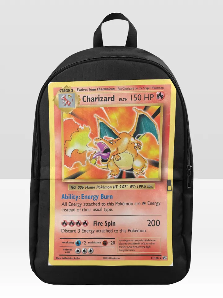 Charizard Card Backpack