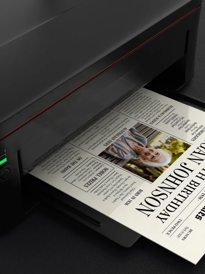 95th Birthday Australia Newspaper poster gift, 1930 Personalized Printable , 1930 Australian facts, 95th Birthday Decoration Back in 1930