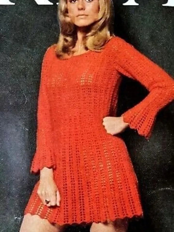 Crochet dress, crochet pattern dress, easy dress crochet pdf