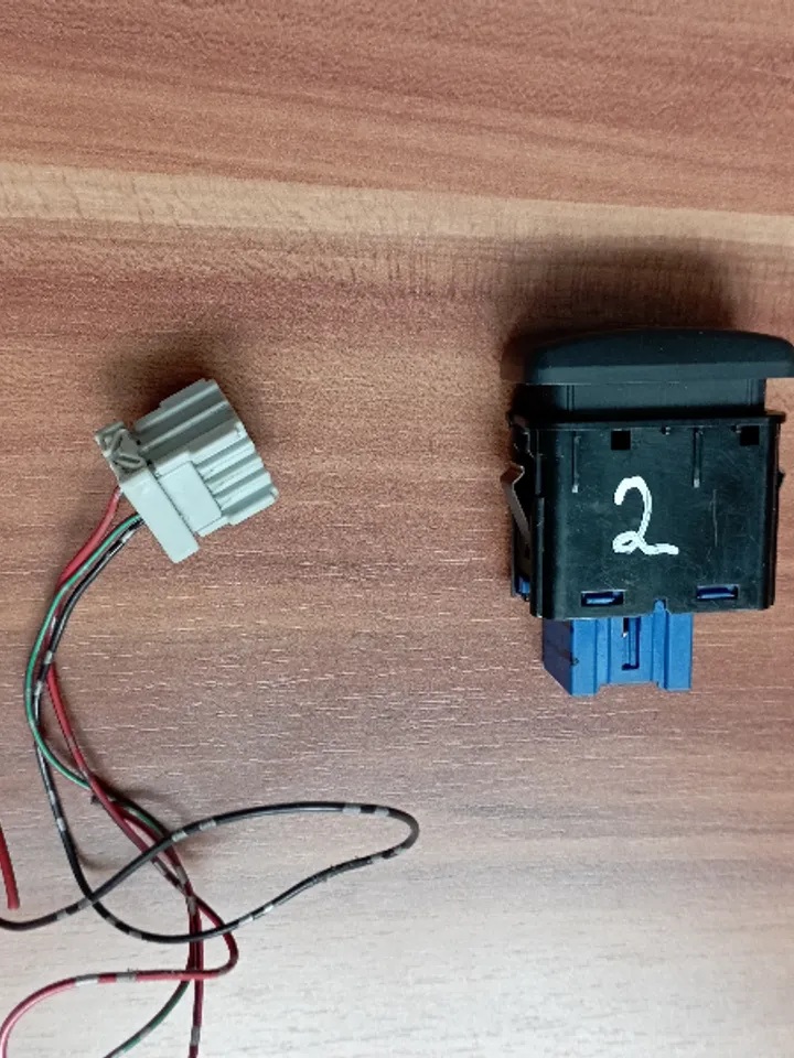 JDM HONDA CIVIC 96-00 (EK,EJ) DARK GREY FOG LIGHT SWITCH OEM & WIRE OEM