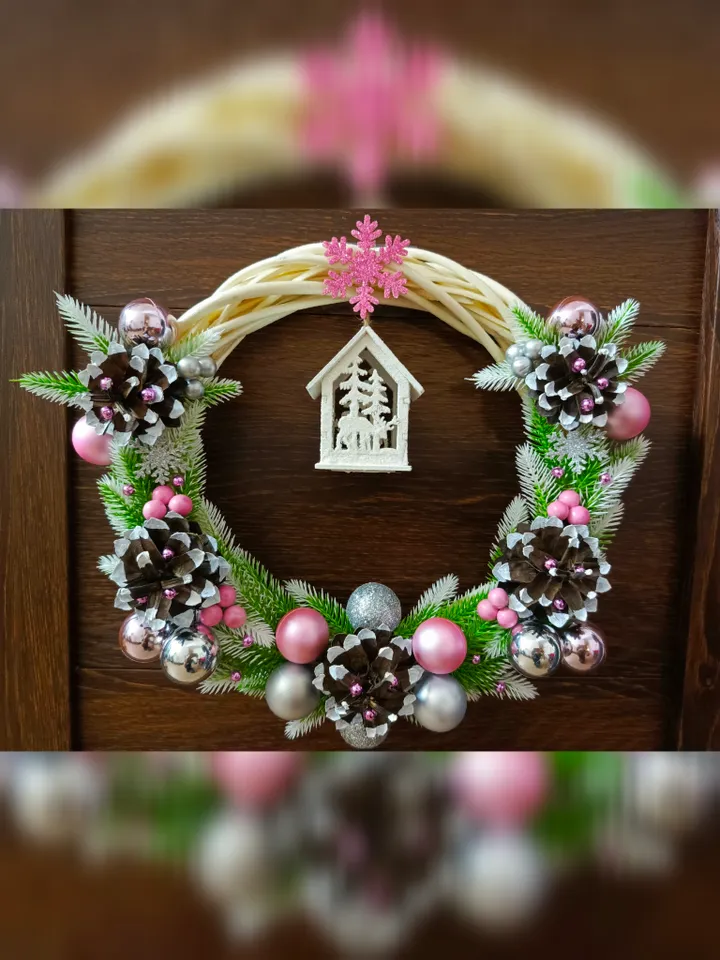 Handmade Christmas wreath