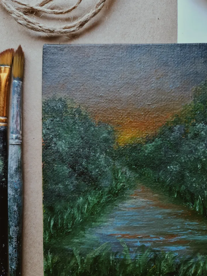 Miniature "To the river" Миниатюра "К реке"