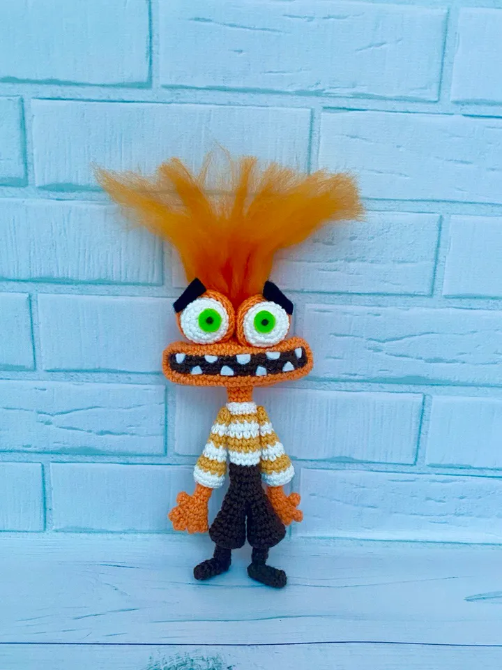 Anxiety from "Inside Out" crochet amigurumi pattern