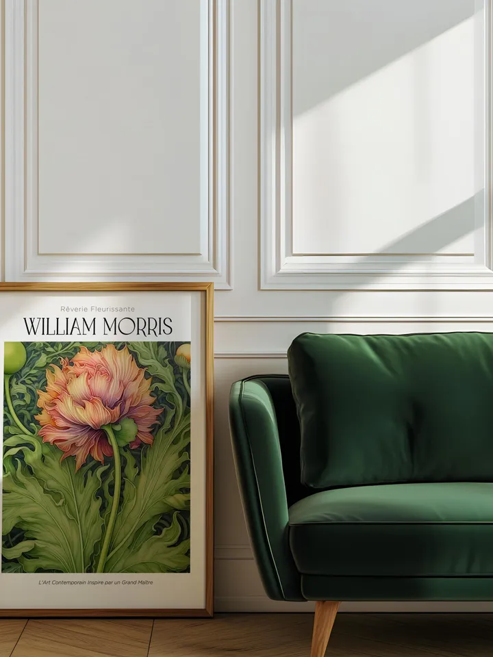 William Morris Wall Art, Vintage Botanical Print, Floral Poster Arts Decor, Digital Download, William Morris Print Digital Download AA6