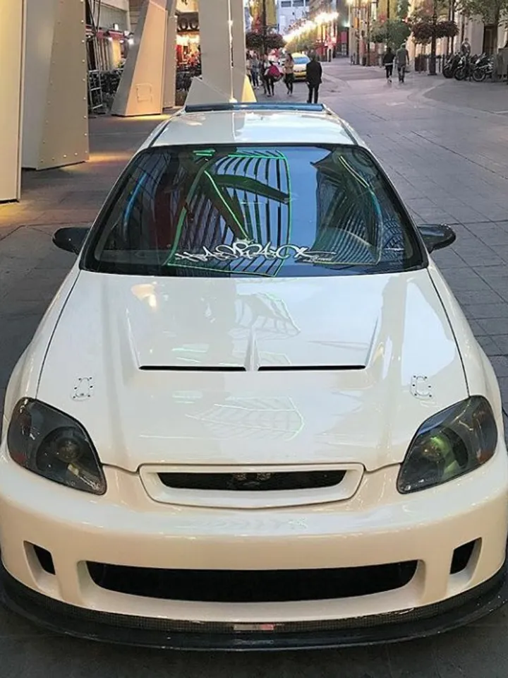 Front Bumper ABS Walker style for Honda Civic Ek 96-98 ( Bys Spoon ) Ek9