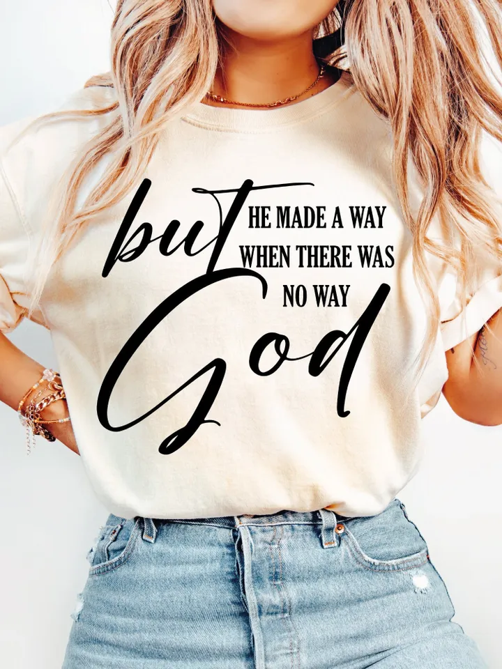 BUT GOD He makes a WAY Easter Svg and Png, Faith Based Design, Christian Png, Mother's Day, Minimalist Design, Trendy Christian cut file