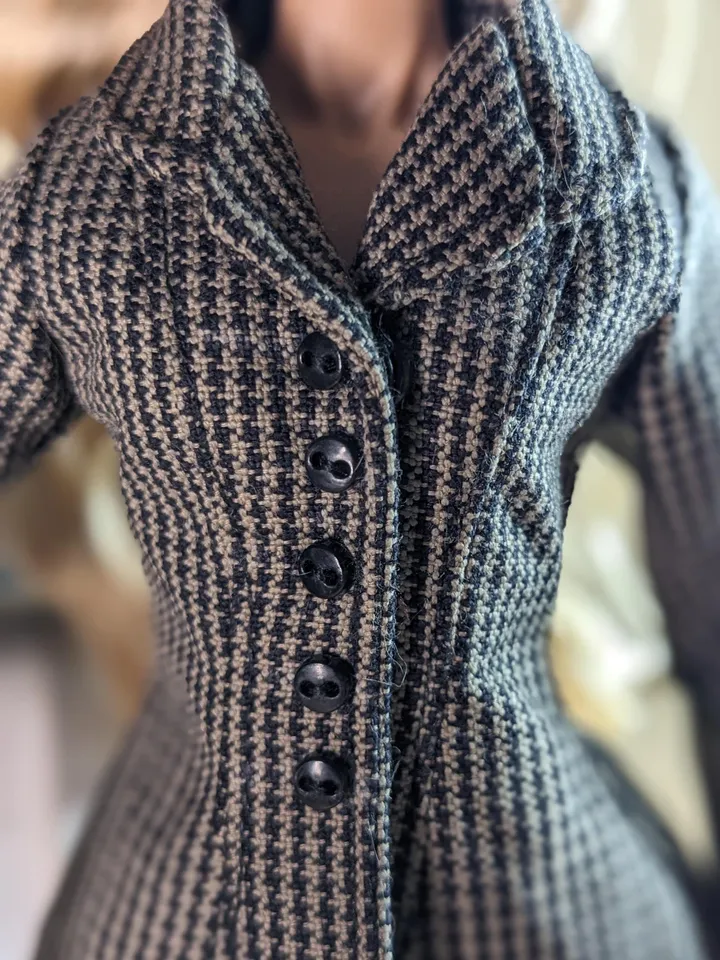 Handmade classic pantsuit for 13-inch fashion female dolls