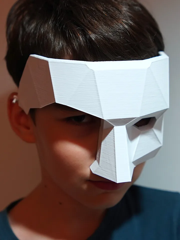 The Phantom of the Opera Mask Polygonal Children's The Phantom of the Opera mask