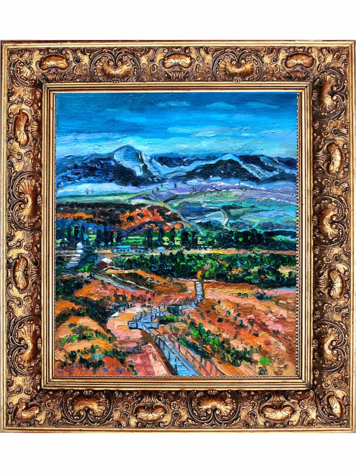 Moutain Art Painting Original Oil Art
Oil on Canvas