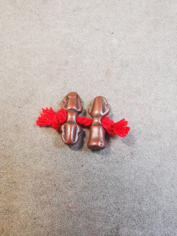 Gandhanra Handmade Tibetan Amulet Pendant,Mini Vajra and Dorje Bell, Mala Marker Bead ,Prayer Bead Accessories