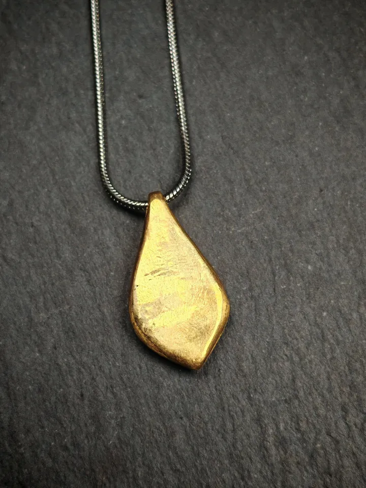 Gandhanra Handmade Tibetan Buddhist Amulet Necklace | Yellow Jambhala Protection Necklace for Wealth | Unique Spiritual Jewelry