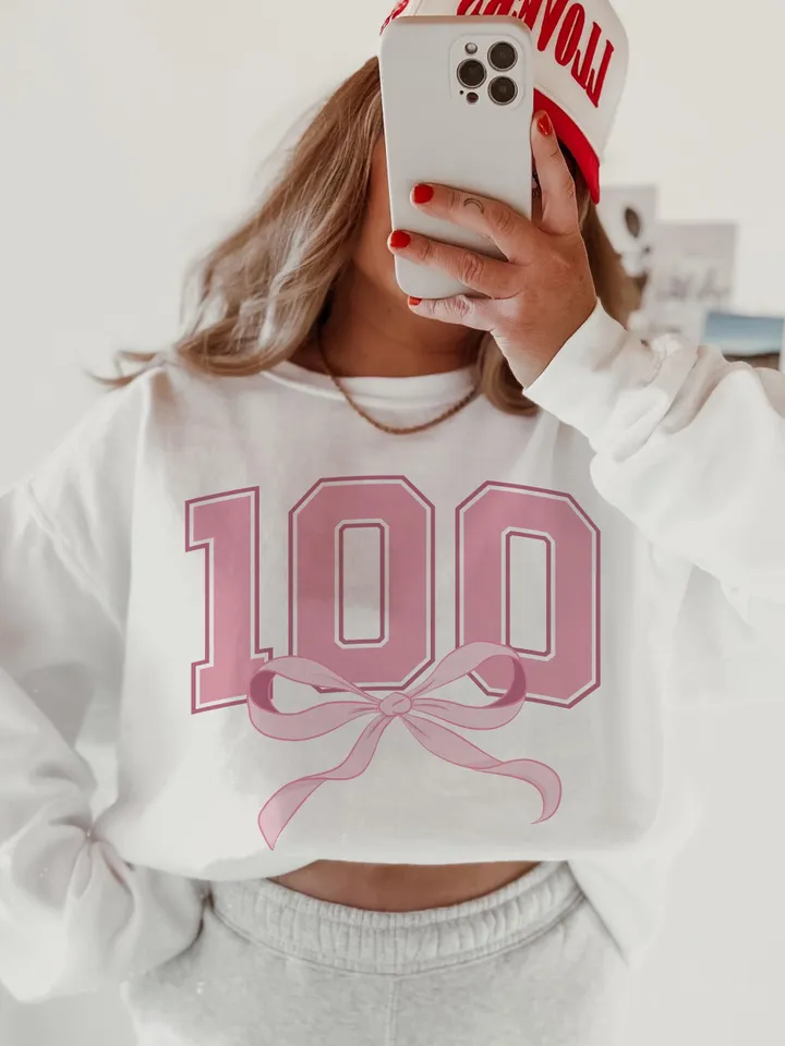 100 Days of School Coquette Bow Svg Coquette Teacher Bow Png, 100 days shirt design, School Teacher Png, Girls 100th Day Cut File for Cricut