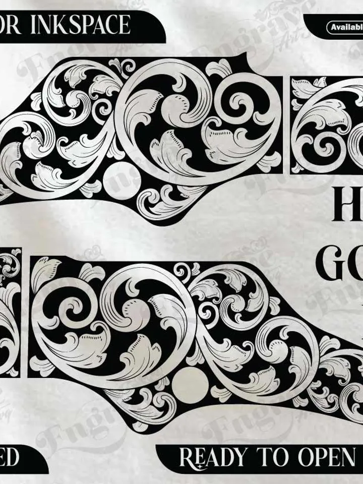 HENRY GOLDEN BOY Scroll Design,lasercut,laserengraving,fiberlaser,engravingfiles