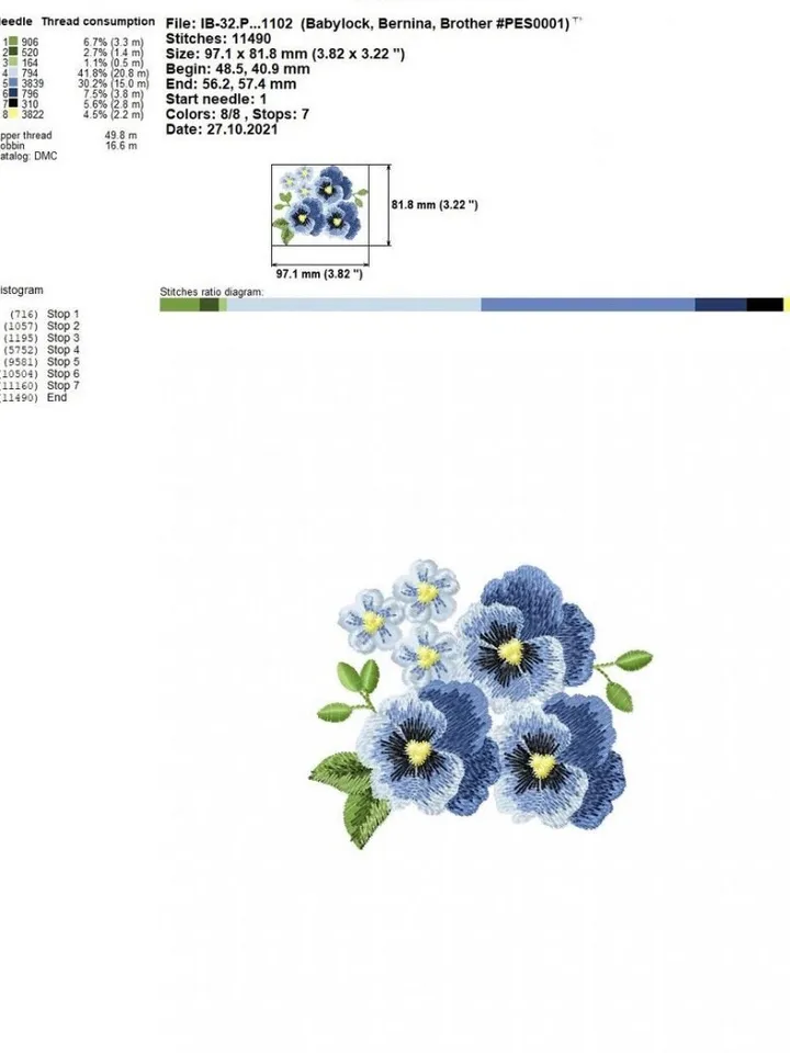 Pansies set for 4X4 hoops Machine embroidery designs digital embroidery pattern home and clothing décor embroidery motif 3D embroidery