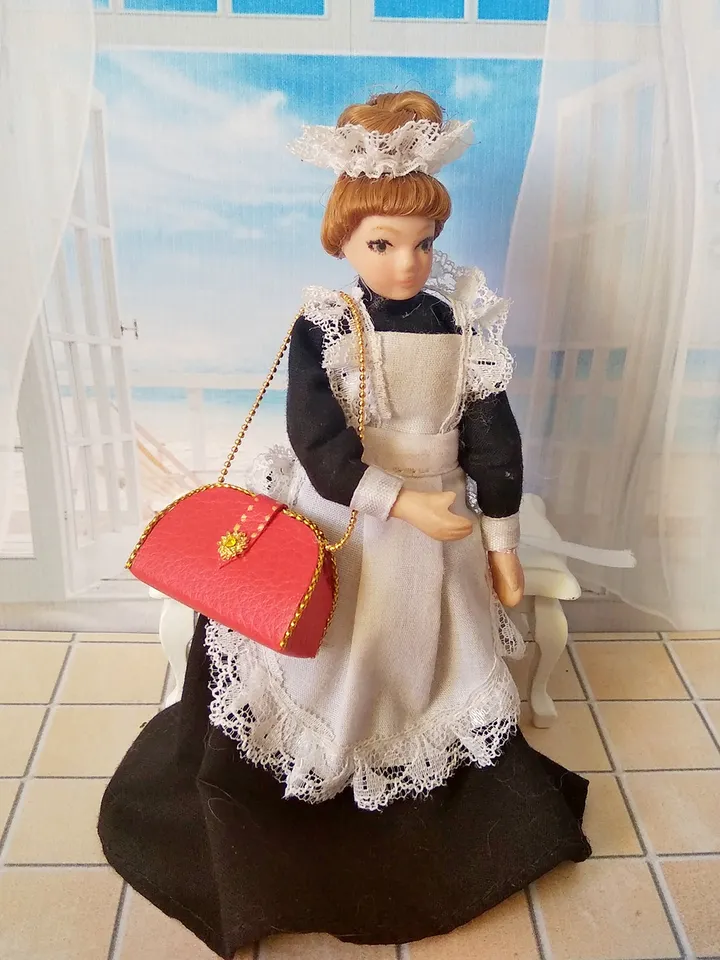 Doll bag. Handmade.1:12 scale.