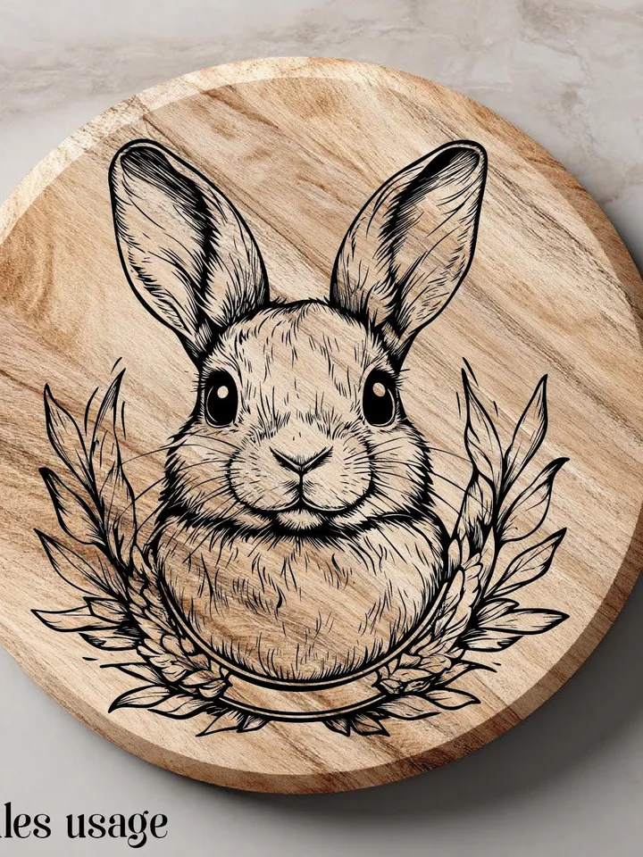 Vector Bunnies 14 Designs Bundle cute Rabbit SVG file Easter Bunny PNG for Sublimation, Cricut, Bunnies Laser Cut file for engraving, Prints