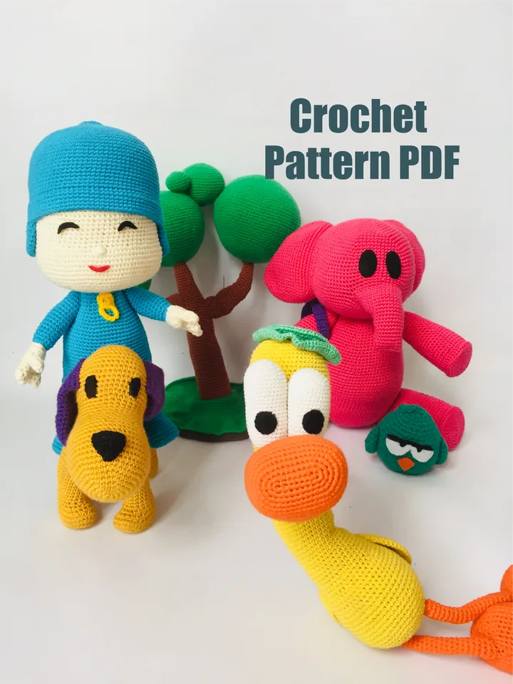 Pattern 5 in 1 -Pocoyo collection
