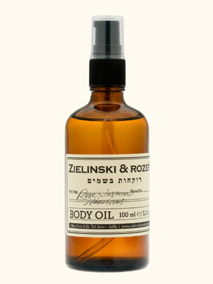 Body oil Rose, Jasmine, Narcissus (100ml/3.38oz) Original Israel