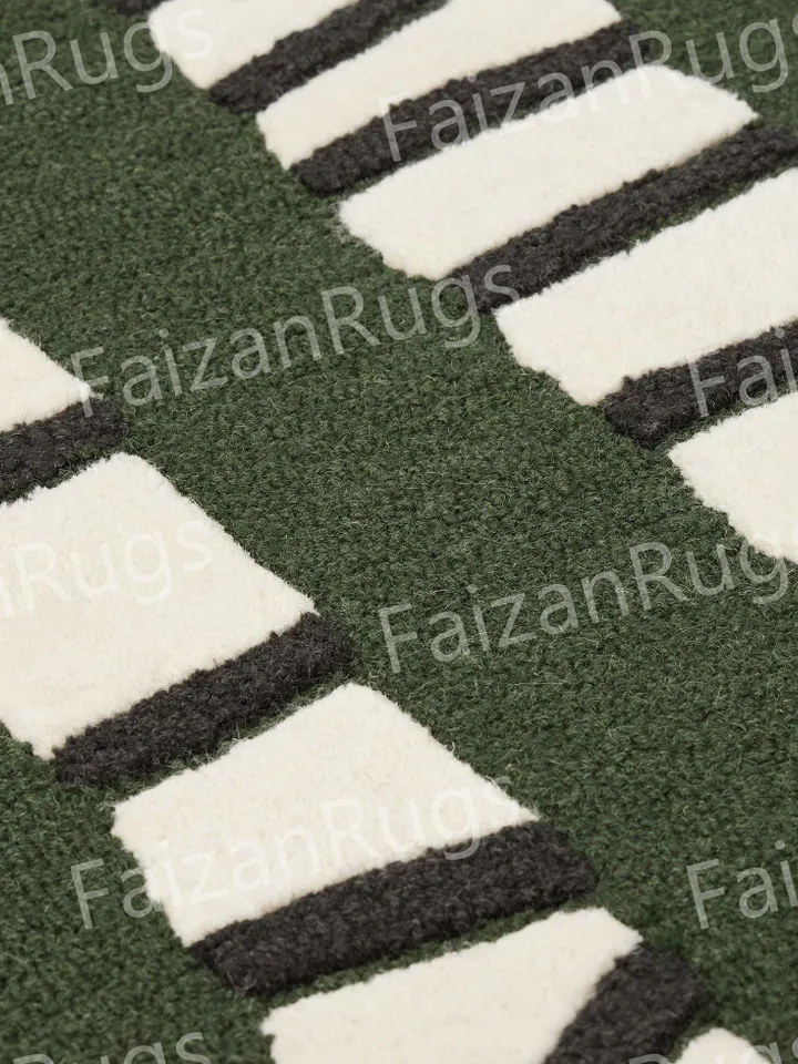 Orochimaru Hand Tufted Area Rug Beautiful Handmade Rug 100% Woolen Rug White Large Area Rugs Living Dining Hall Bedroom 5x8 6x9 8x10 9x12