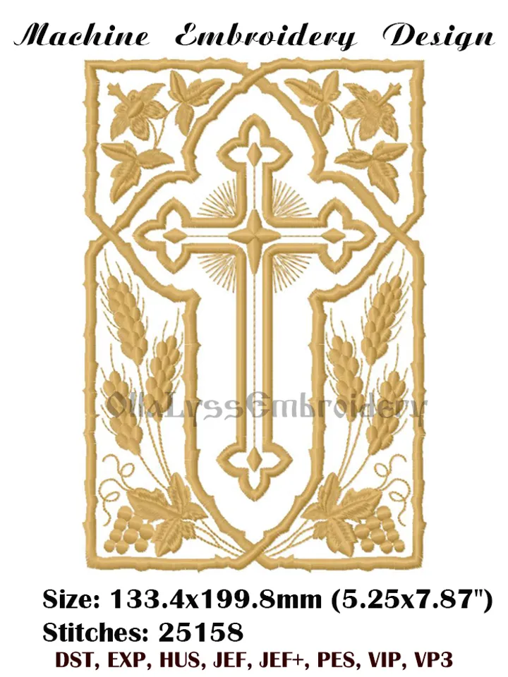 Bible cover 1 embroidery design