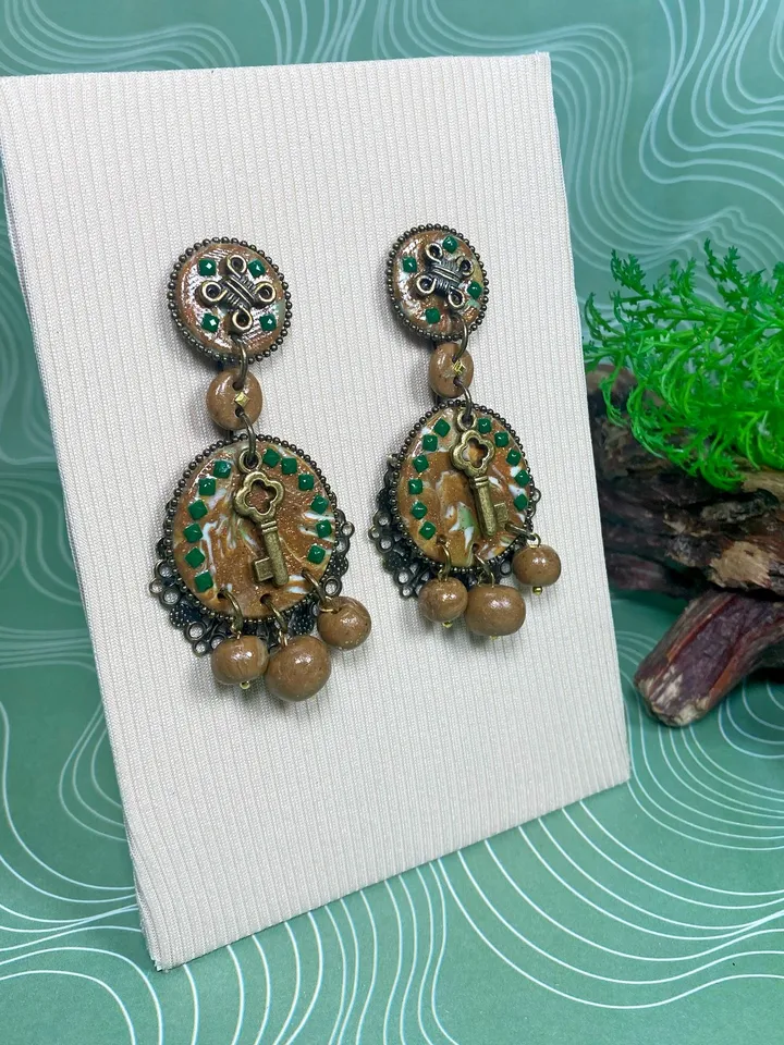 Handmade earrings. Handmade jewelry.