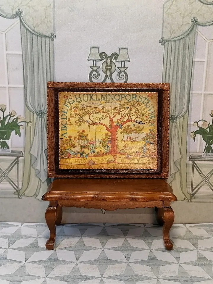 Panel for a dollhouse. Dollhouse.1:12 scale.