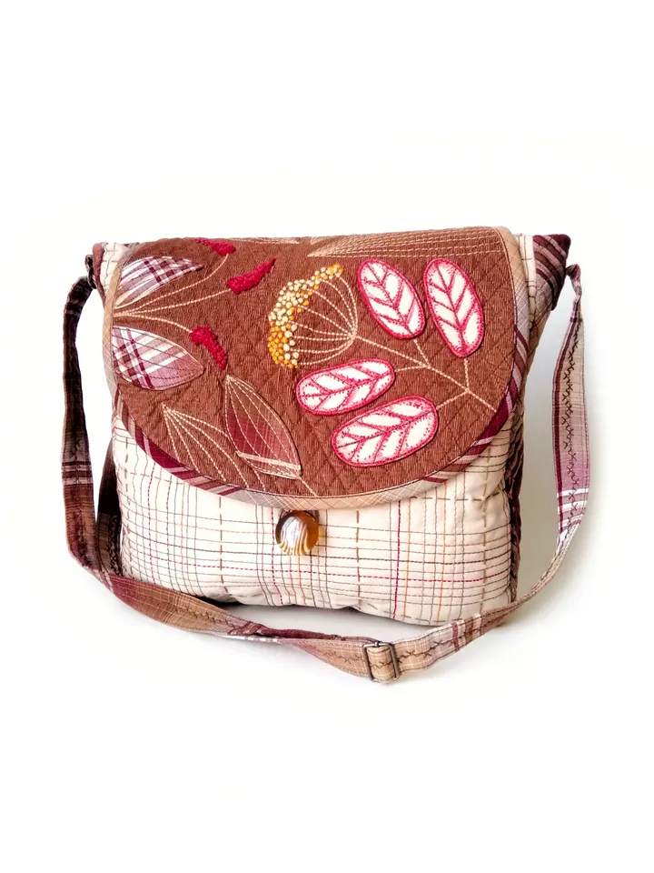 Handcrafted Women's Hand Embroidered Bags - Stylish Artisanal Designs, Shoulder Handmade Purse for Fashionable Ladies. FREE SHIPPING!