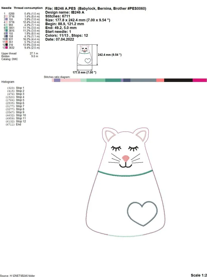 Cat Baby Comforter Toy Machine Embroidery Designs in the hoop project digital embroidery pattern Machine embroidery pattern for babies