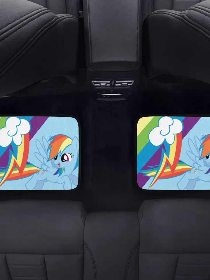 Rainbow Dash Back Car Floor Mats Set of 2
