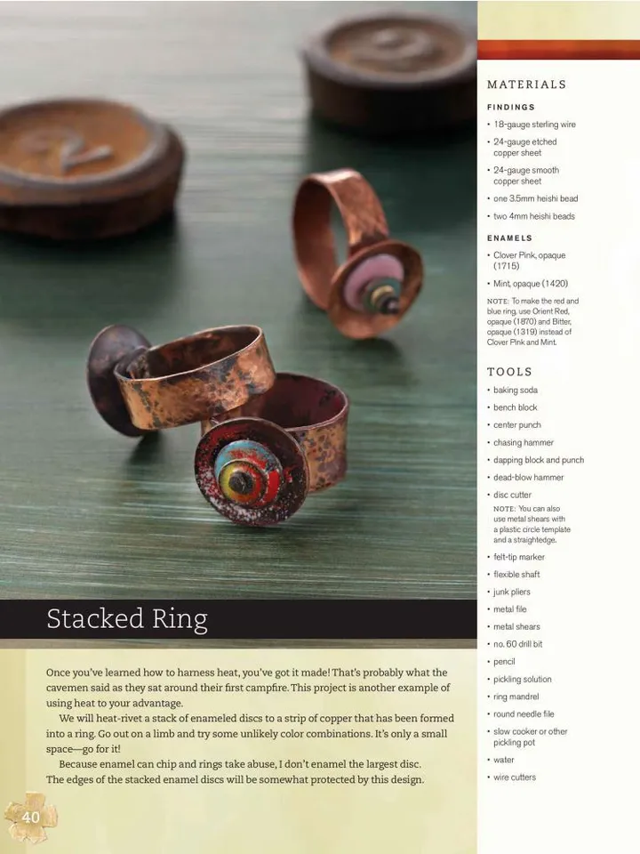 Torch-Fired Enamel Jewelry (a workshop in painting with fire)