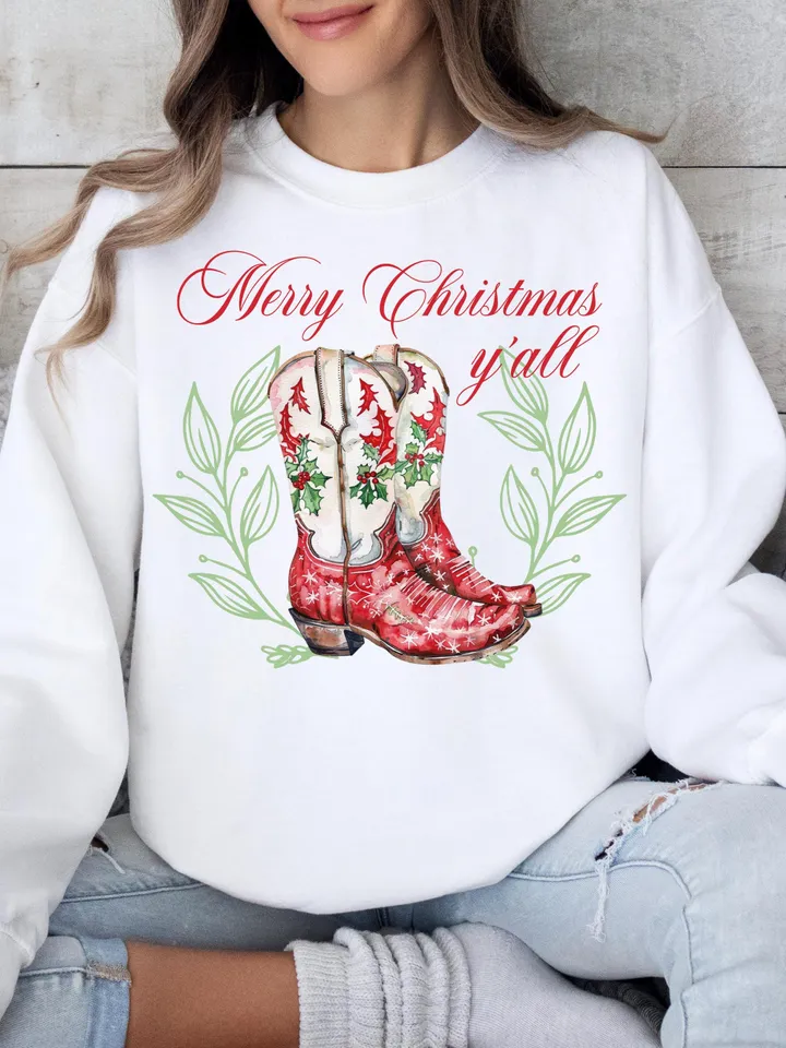 Cowboy Christmas PNG, Merry Christmas png, Western Sublimation, Western Christmas png, Christmas png, Coquette country Christmas png