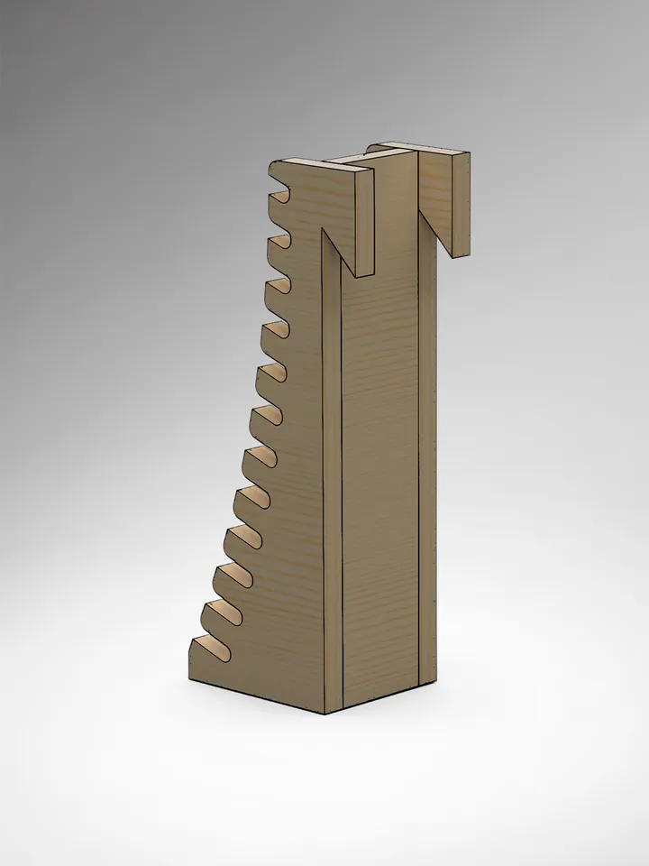 Wrench Holder Plans (PDF, SVG) for Workshop – DIY French Cleat Storage System