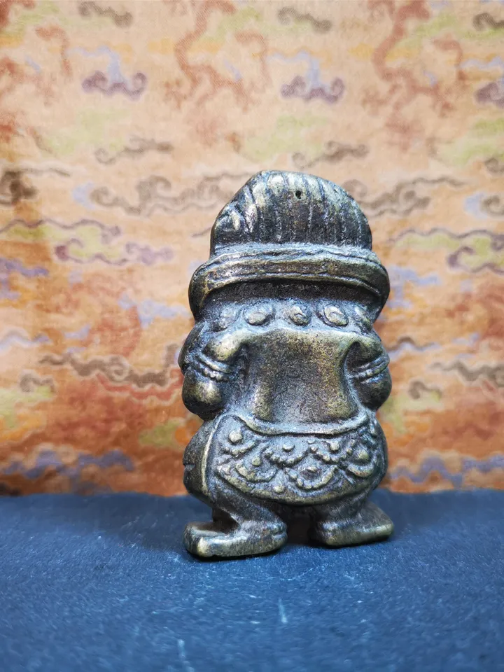 Gandhanra Handmade Tibetan Buddhist Statue,Panjaranata Mahakala,40 Years Old