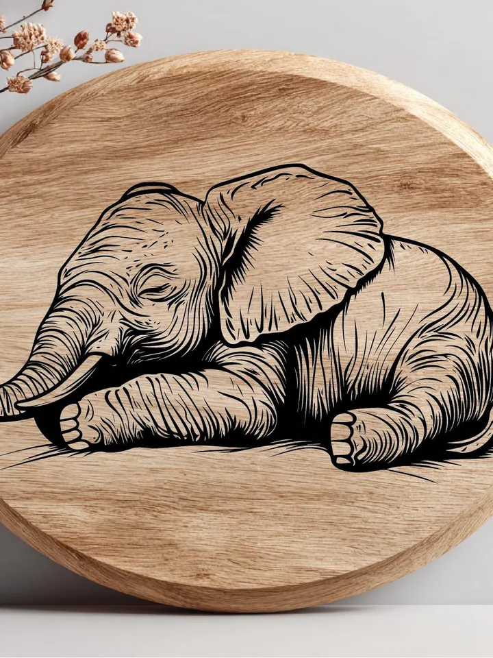 Vector 20 Elephant Design Bundle cute Elephant PNG for Sublimation Elephant SVG file for cricut, Elephant Laser Cut file for engraving